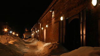 ライトアップされた夜の方が、雰囲気があります。