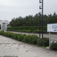 新潟市水族館 マリンピア日本海への看板