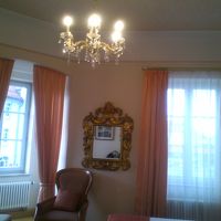 外観のイメージと統一されたインテリアでした。