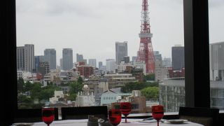 東京タワーが見える