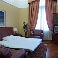 エキストラベッド。通常はソファとして使われるようです。