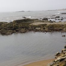 海岸線の遊歩道から