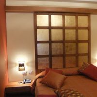 タイをイメージしてインテリアがコーディネイトされています。