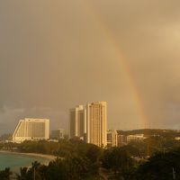 ベランダより中心地方面をみる。