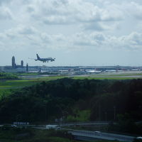 11階から空港をみる