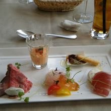 綺麗な盛り付け