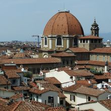 クーポラから見る風景は、鐘楼より低いため、より近くに感じます