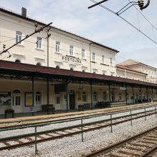 駅舎側のホーム