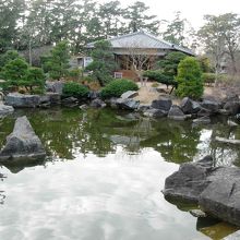 のんびりとした日本庭園でした