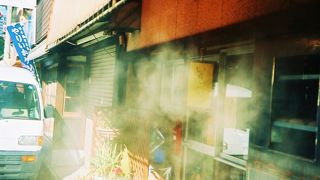 イカが有名な町の朝市