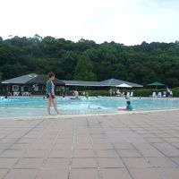 ホテル敷地内のプール