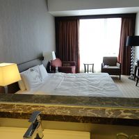 バスルームから客室が見えます