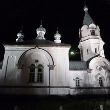 ライトアップされたハリストス正教会