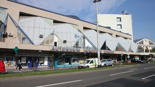 空港バスだけ乗り場が離れているので注意