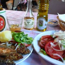 イワシとサラダとスーパーボック