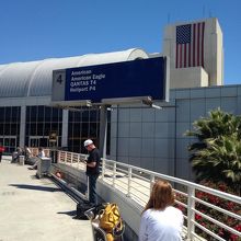 国際線のお隣がアメリカン系