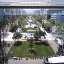 店から外の風景