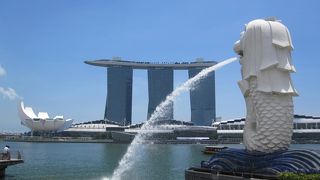 マーライオンを見ながら走る！？