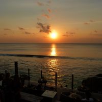 ロックバーからの夕日