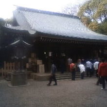 氷川神社にお参り「ガンバ大阪が勝ちますように」