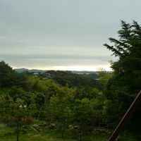 朝のお風呂からの眺め