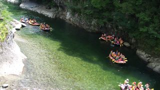 水量も多くて、ダイナミックな流れが楽しめるようですね