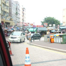 タクシーからの景色