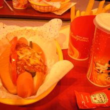 ホットドッグセット　お味は普通