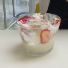 少し食べてしまいましたが、本当はもっと美しく盛り付けられてい