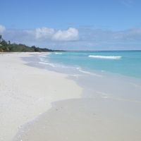 ホテル前のビーチ