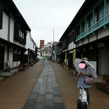 再現された町並み