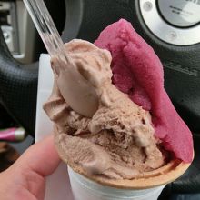 生チョコと巨峰のダブル