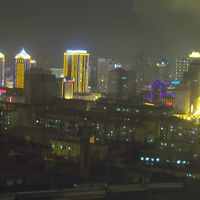 室内より・・中央大街方面夜景