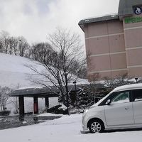 朝起きたら雪景色でした。