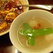 麻婆豆腐が辛い！