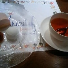 デザートと紅茶