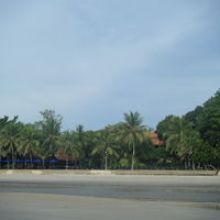 海側から見たホテルの敷地