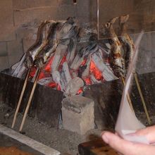 いわなの塩焼き