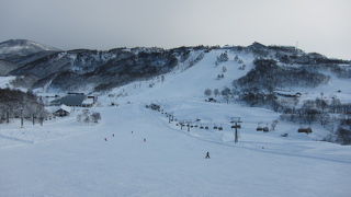 テクニカルなスキーヤーが多いスキー場