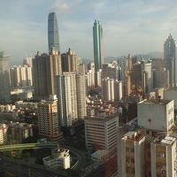 ３５階の部屋からの眺め