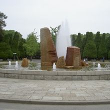 噴水もあり、市民の憩いの場です