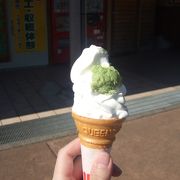 意外と美味しいわさびソフトクリーム