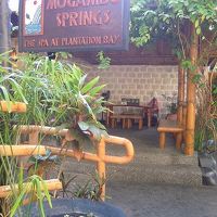 ホテル内スパの入り口