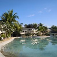 ラグーンは本当の海水です