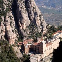 上から見た修道院