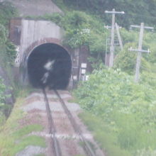 トンネルが多いエリアです
