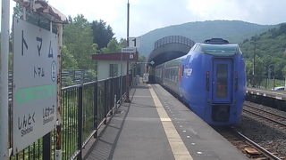 有名なリゾートの隣接する駅です