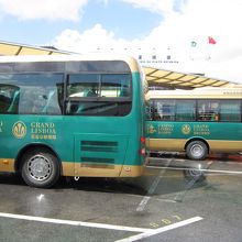 リスボアホテルから乗車して降車した場所