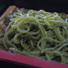 宇治です　茶そば