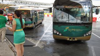 無料シャトルバスの乗り場が変更